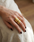 Anello regolabile in acciaio inossidabile Seizan