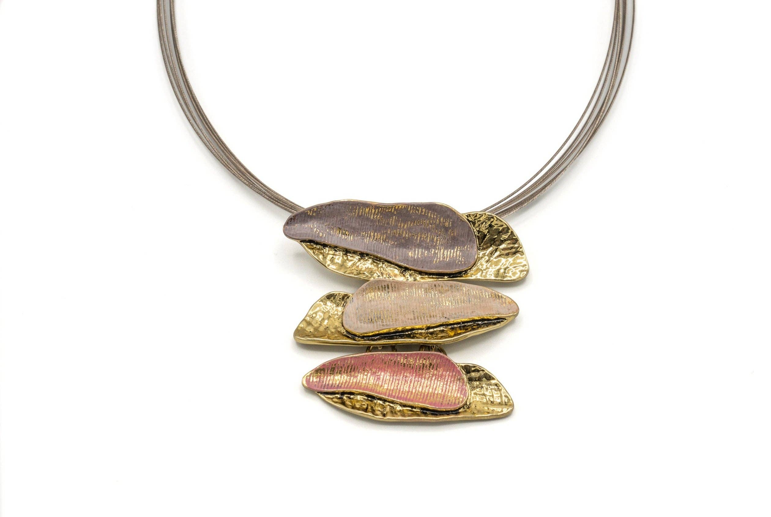 Collana barrette irregolari vintage