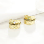 Anello in avventurina in acciaio inossidabile - BG310196OR-VR