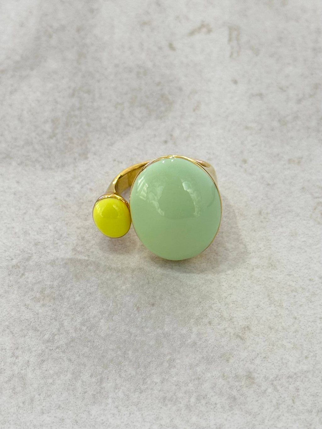 Anello smaltato in acciaio inossidabile Morris