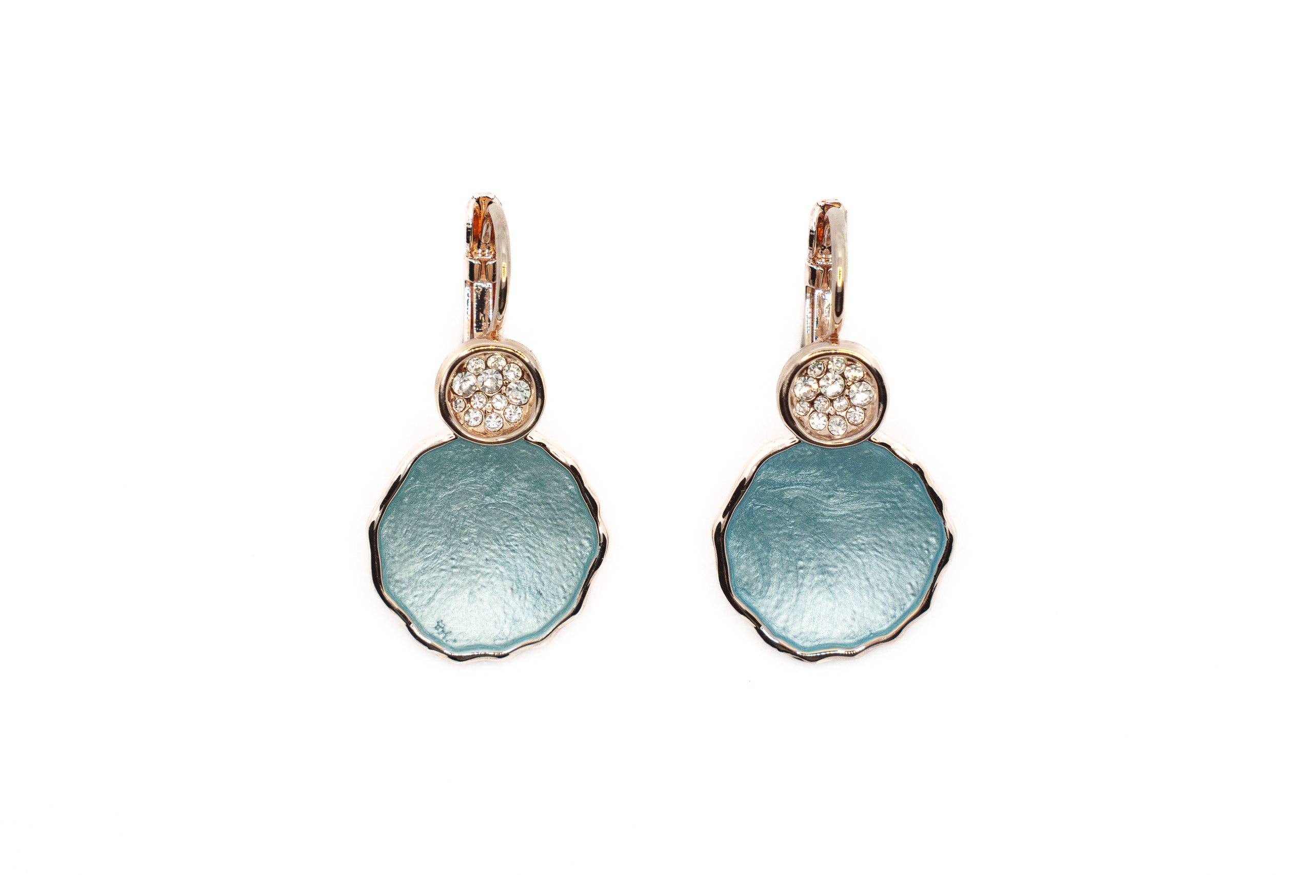 Orecchini tondo strass