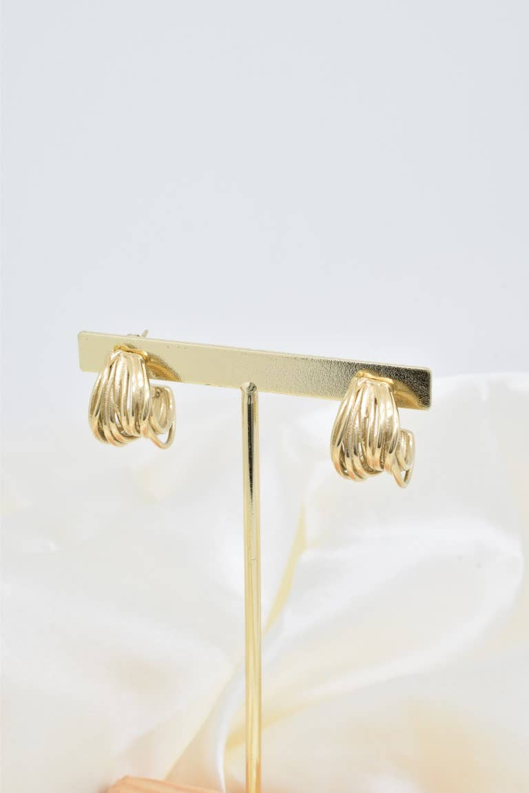 Orecchini creoli in acciaio inossidabile -BO100306