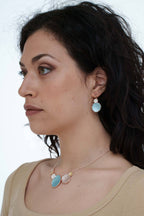 Orecchini tondo strass