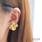 Orecchini a fiore in acciaio inossidabile Ivia