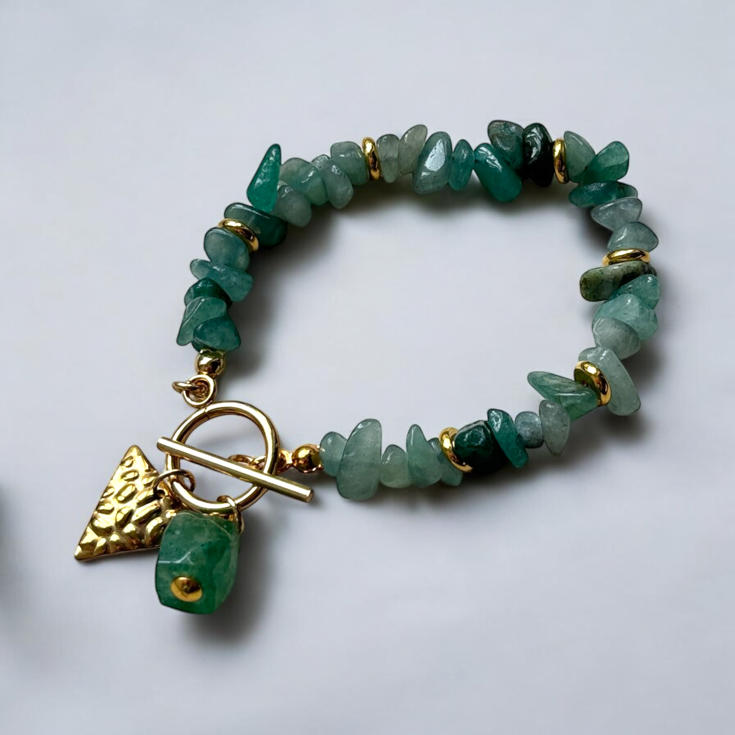 Bracciale verde avventurina