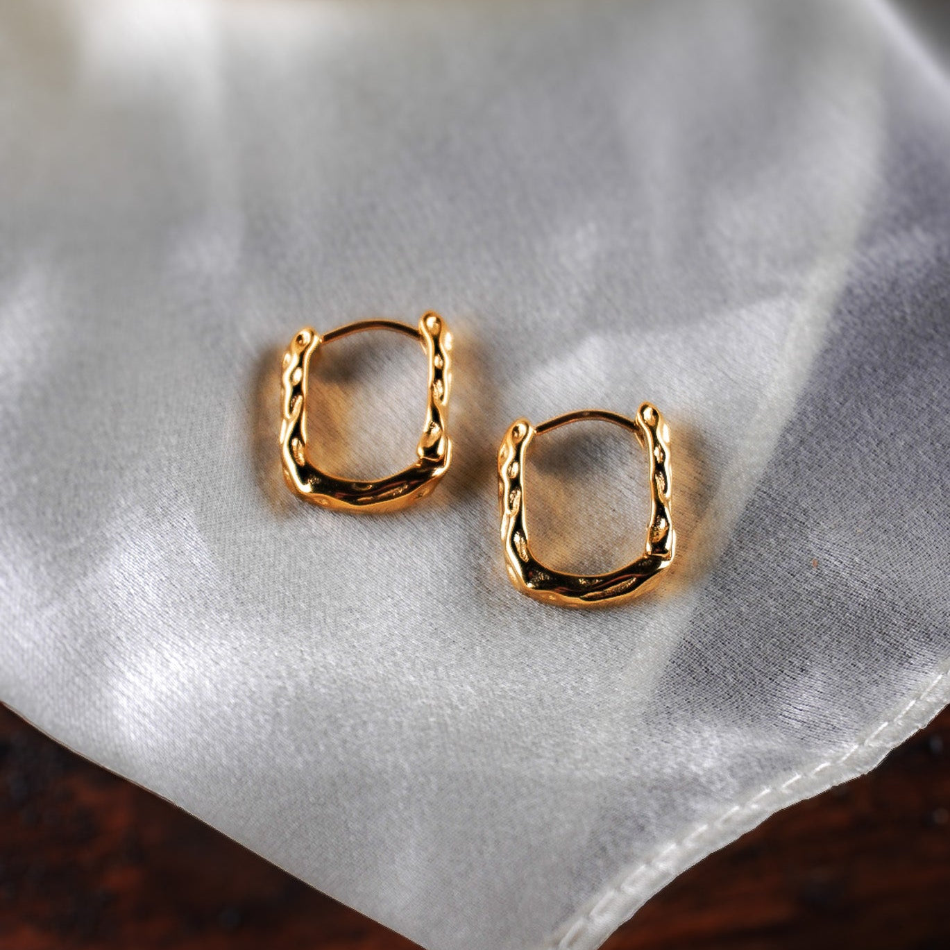 Orecchini Geometrici a Forma Rettangolare Eigil