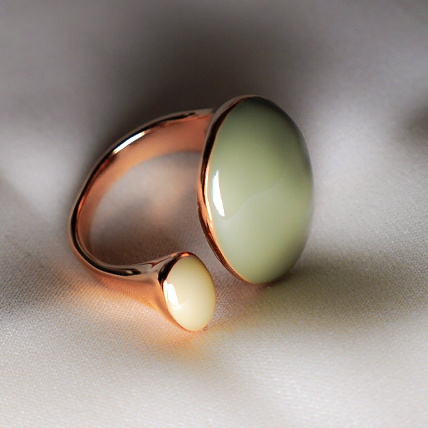 Anello smaltato in acciaio inossidabile Morris