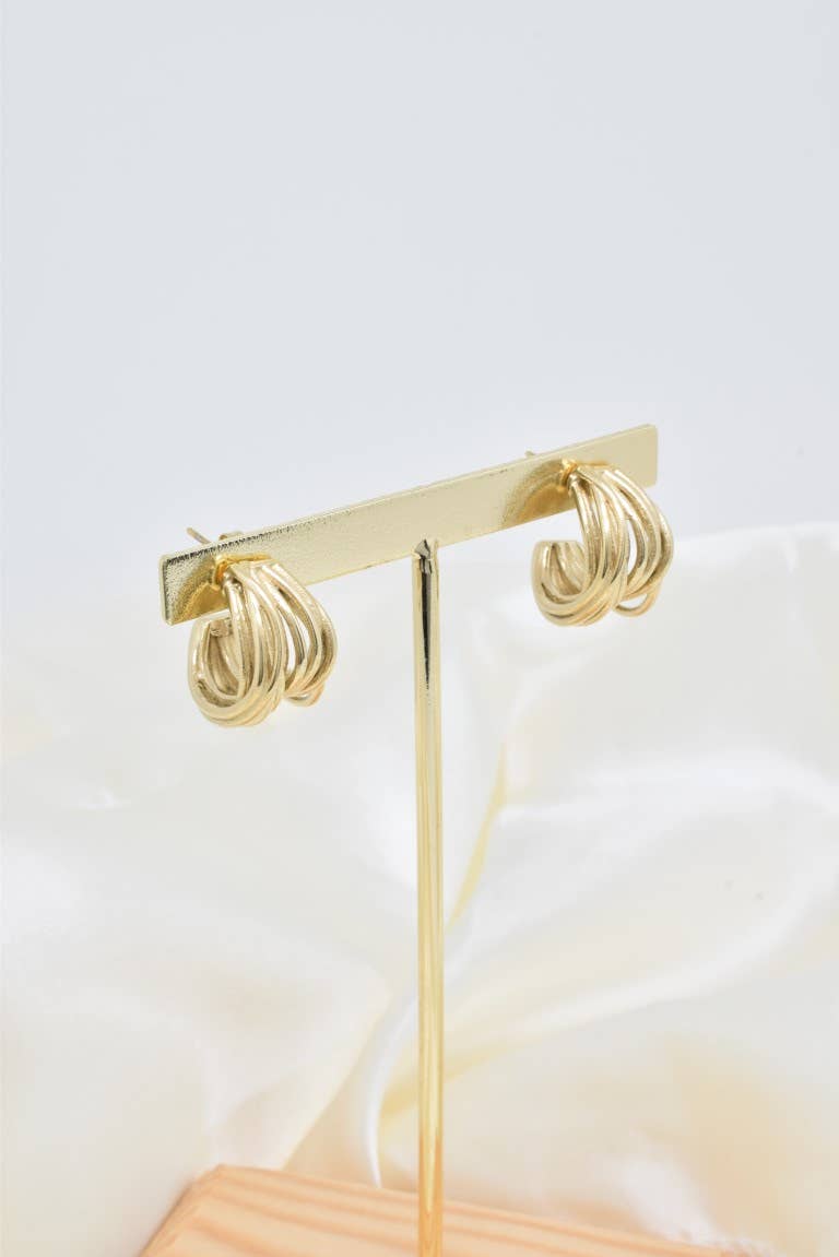 Orecchini creoli in acciaio inossidabile -BO100306