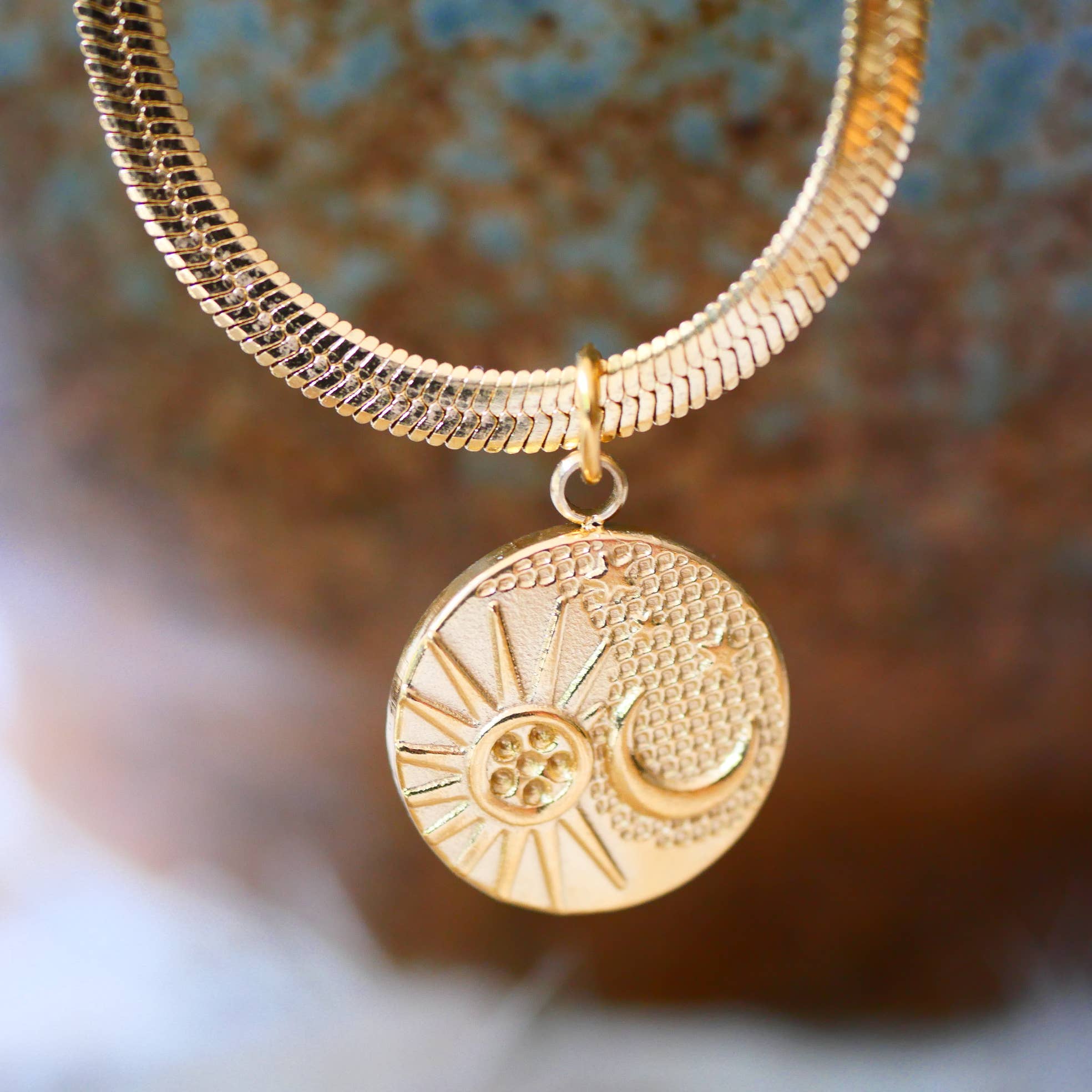 Collana Divya in acciaio inox con ciondolo