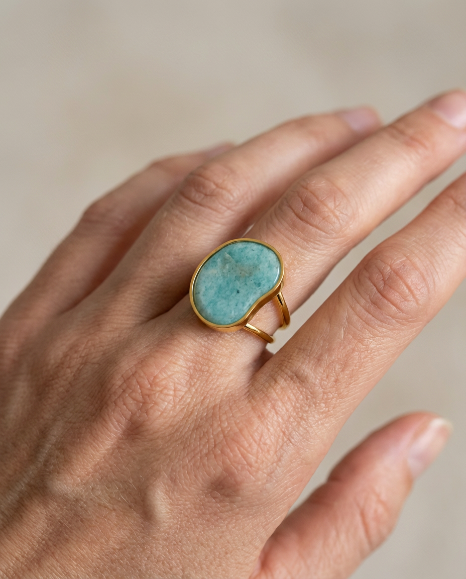 Anello The Bean in acciaio inossidabile