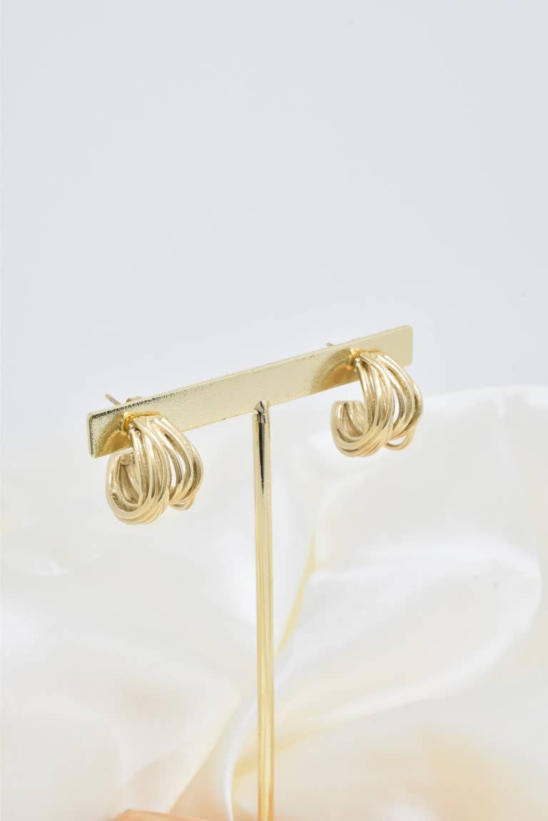 Orecchini creoli in acciaio inossidabile -BO100306