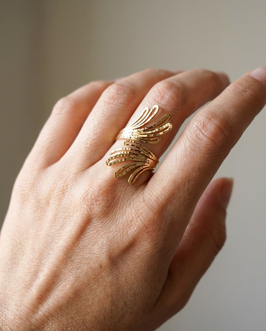 Anello Regolabile in Acciaio Inox Reni