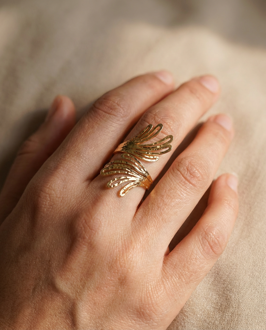 Anello Regolabile in Acciaio Inox Reni