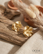 Orecchini a fiore in acciaio inossidabile Ivia