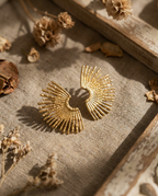 Orecchini Laudi in acciaio inossidabile placcati oro