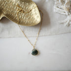 Collana Justine con agata muschiata