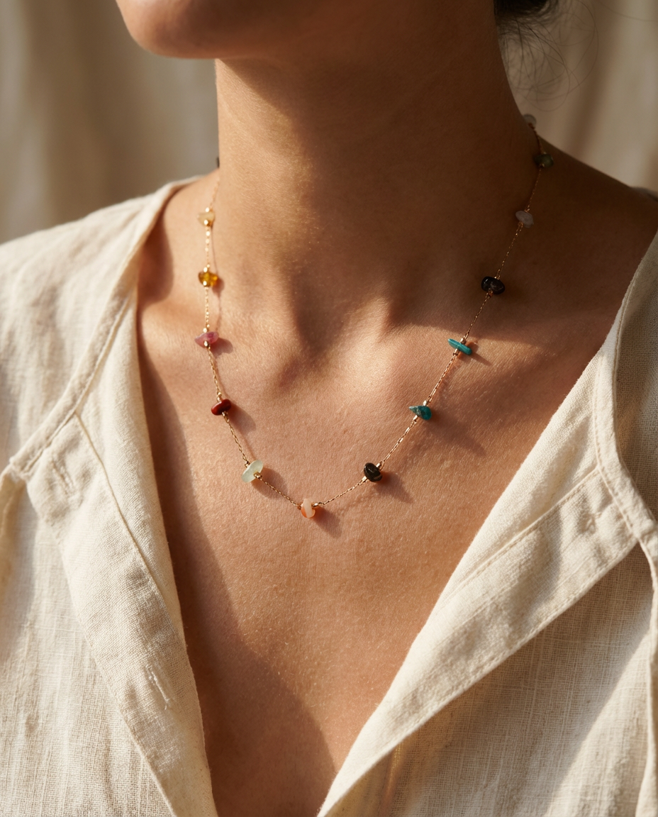 Riva Gold – collana multicolore