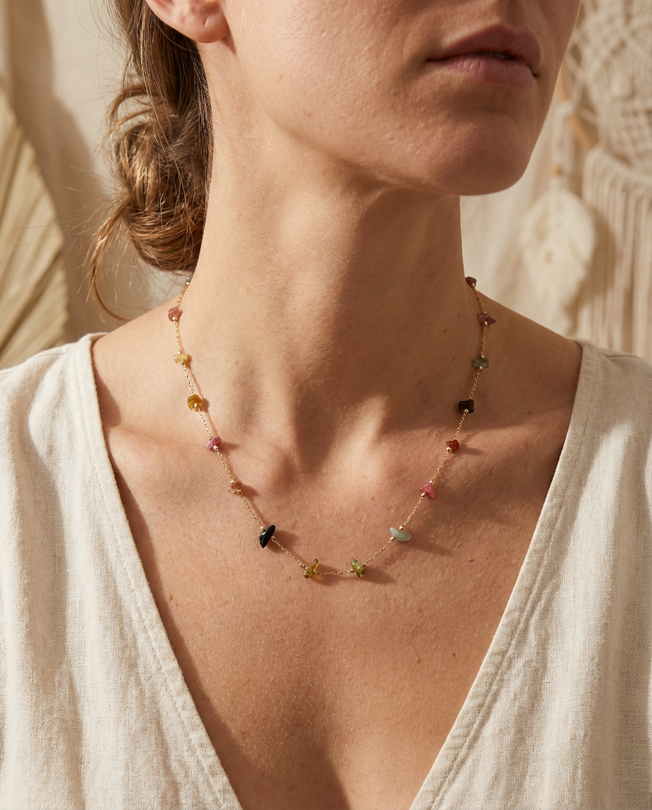 Riva Gold – collana multicolore