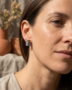 Orecchini mosaico quadretti